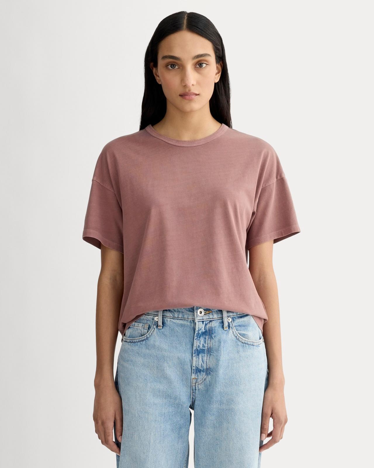 The Boyfriend Tee in Essential Cotton Product Image