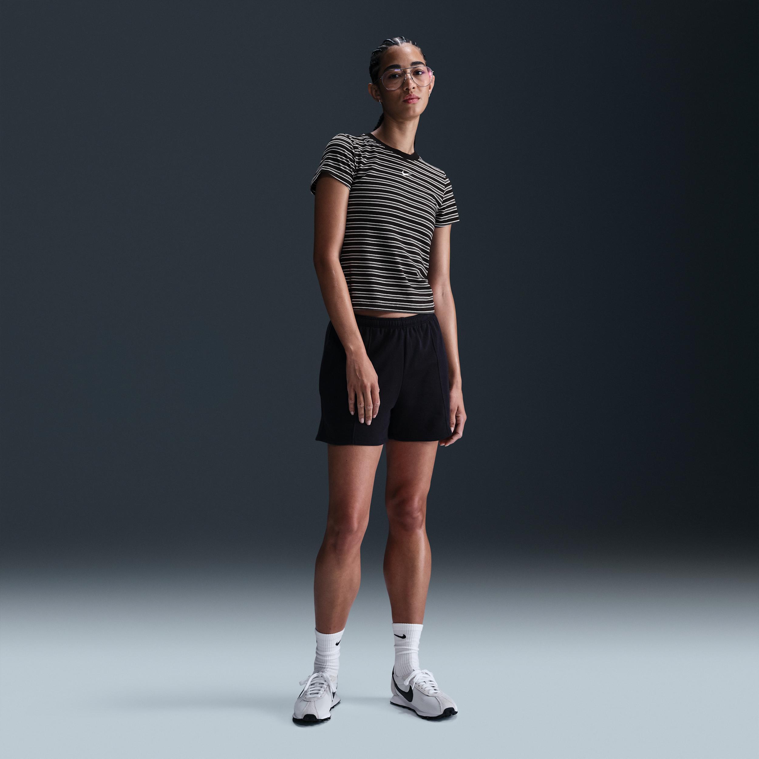 Women's Nike Sportswear Chill Knit Slim Striped T-Shirt Product Image