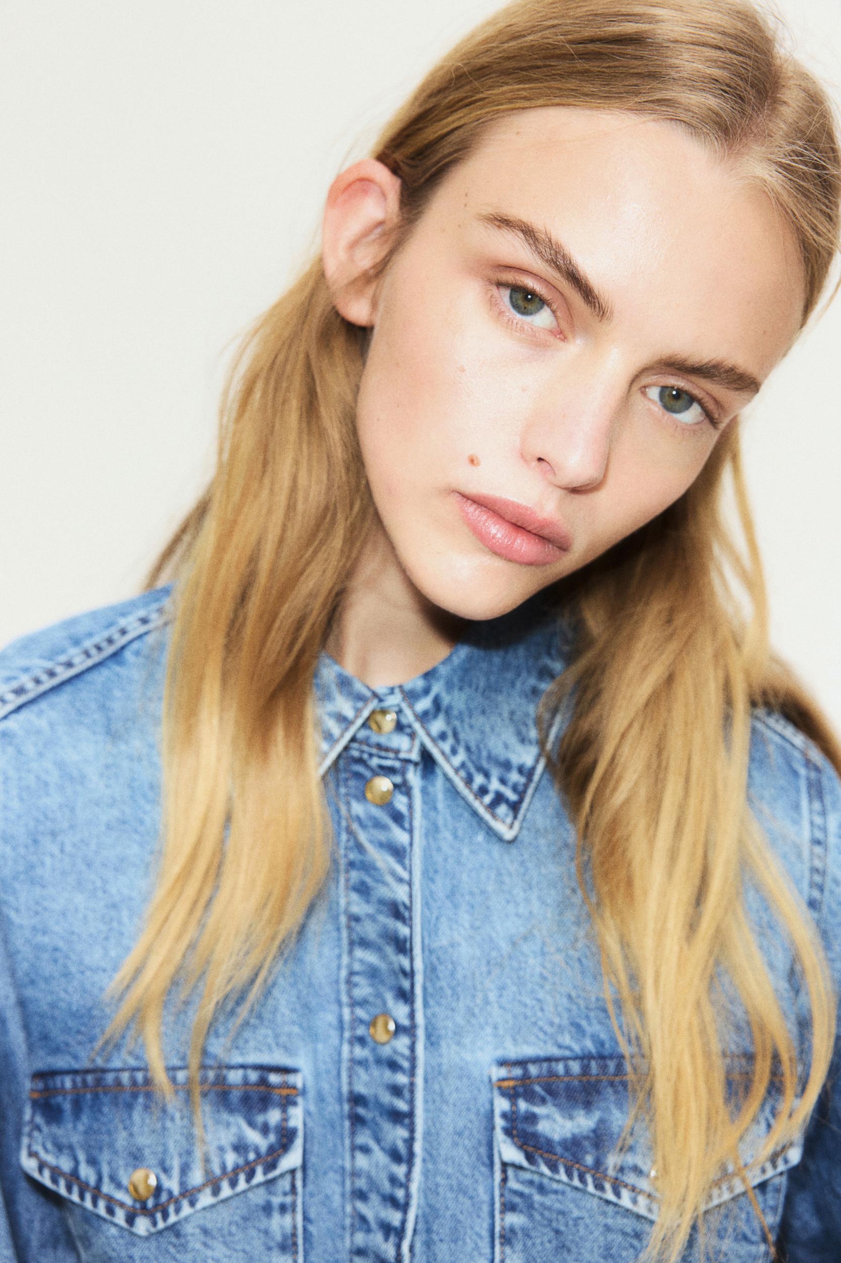 Denim Shirt Product Image
