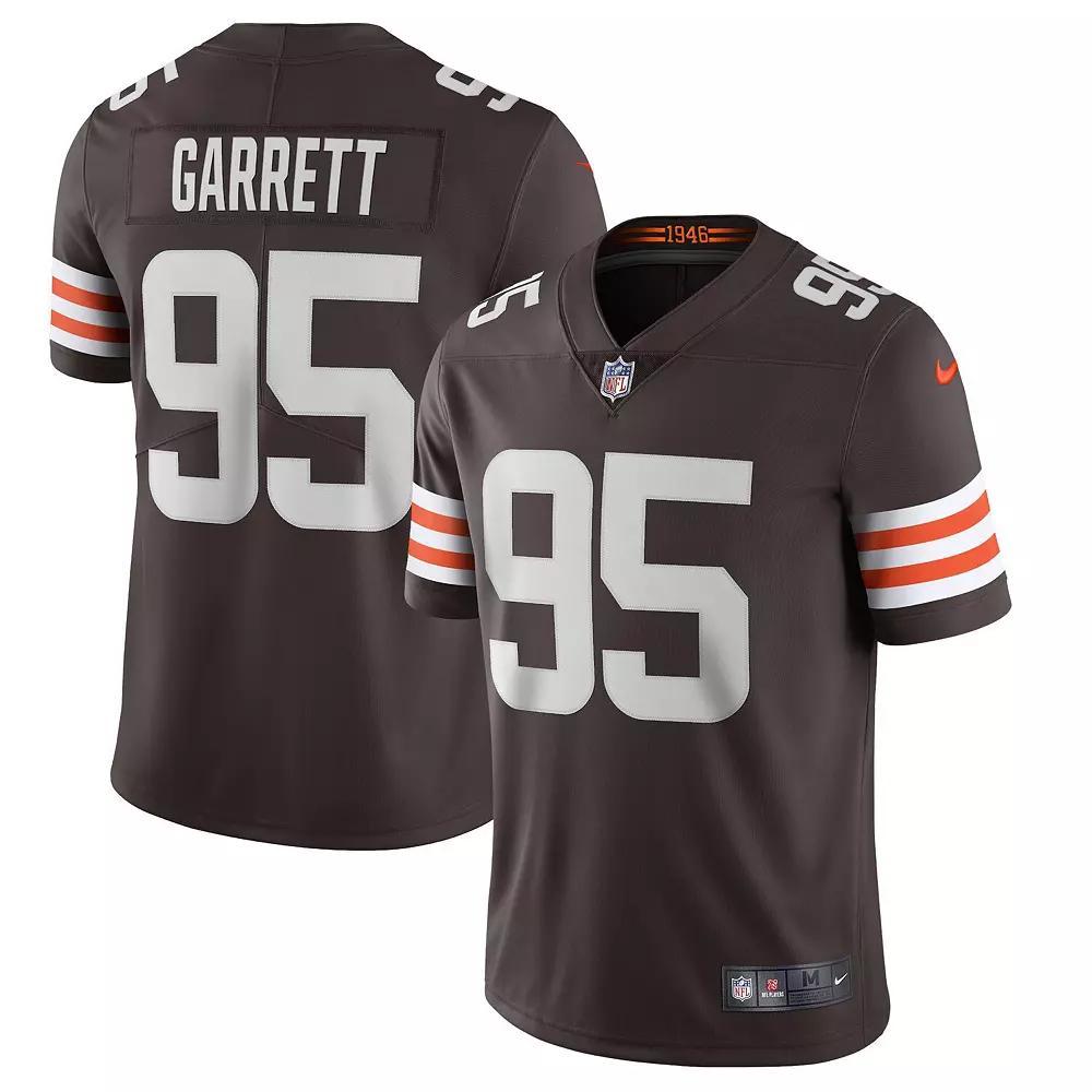 Men's Nike Myles Garrett Brown Cleveland Browns Vapor Limited Jersey, Size: Large Product Image