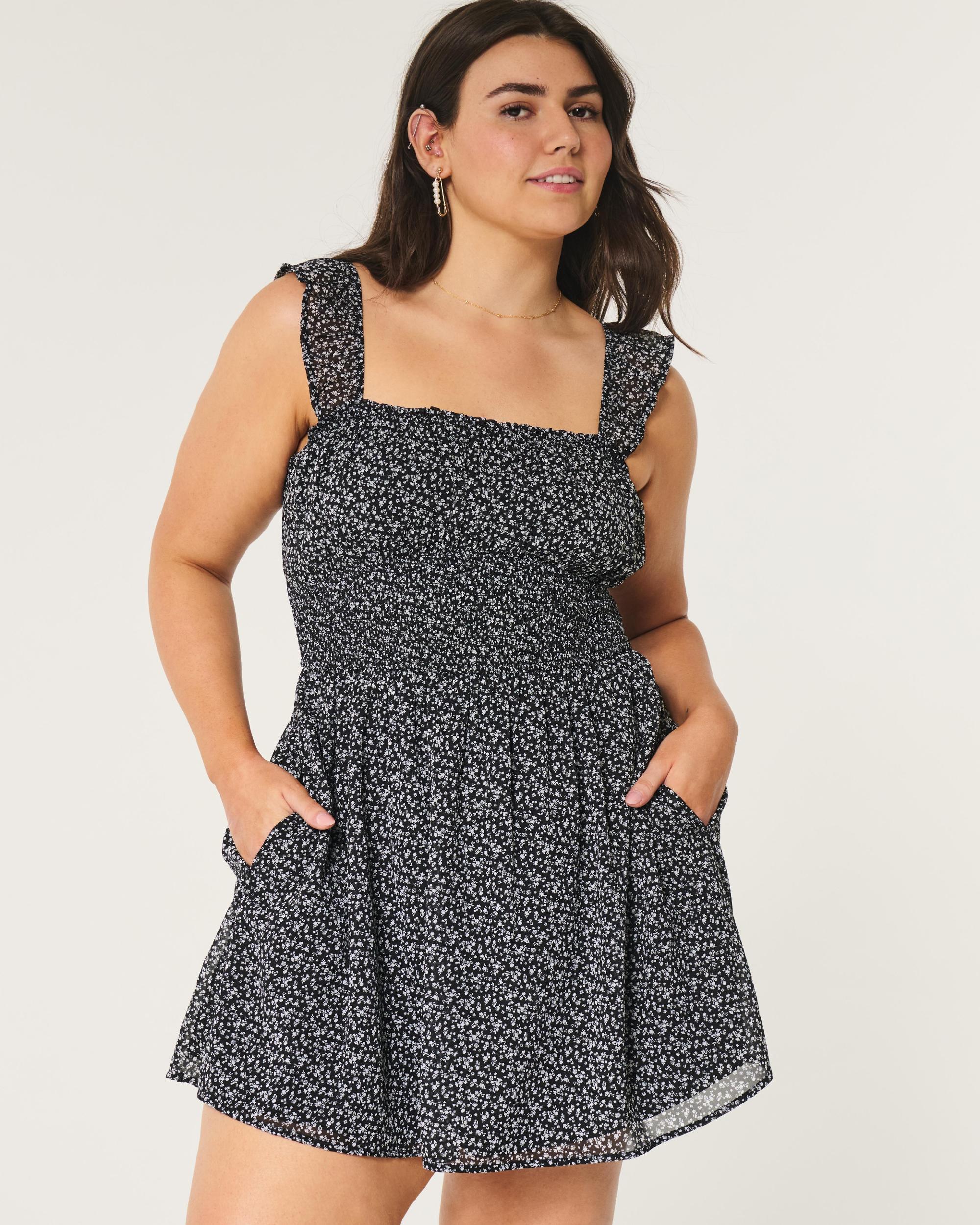 Hollister Saidie Chiffon Flutter Sleeve Mini Dress Product Image