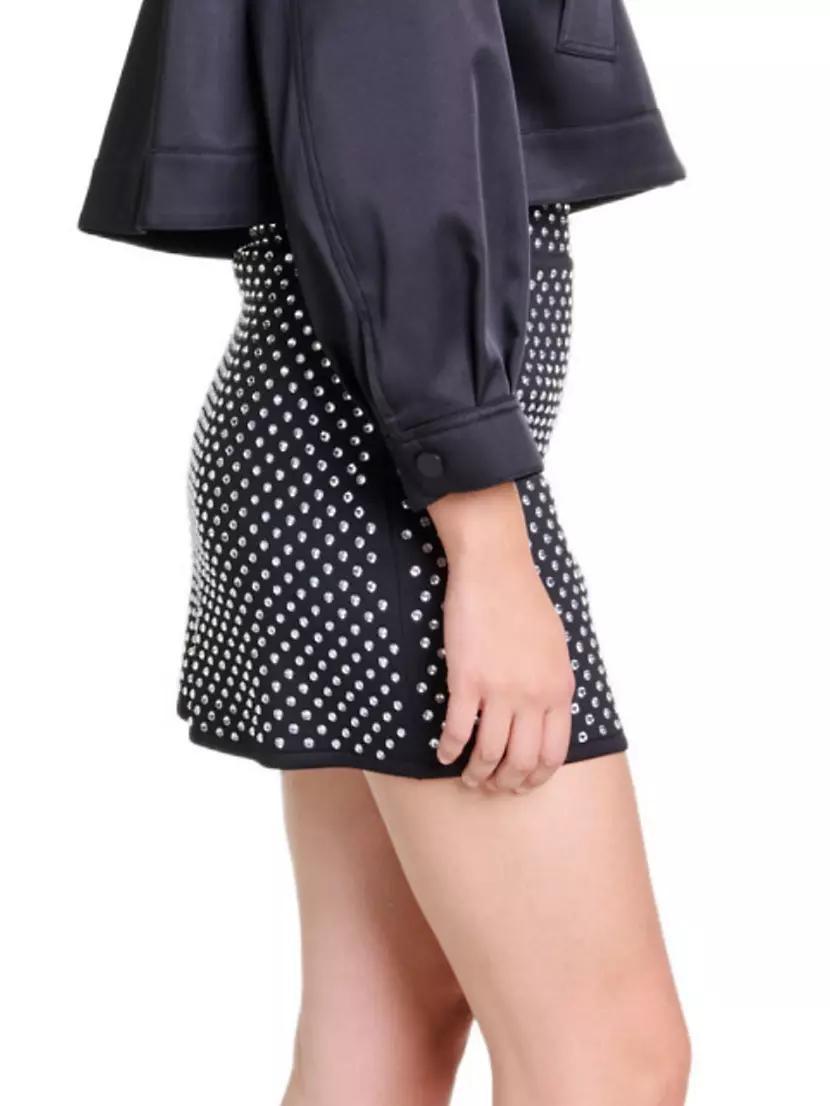Short Skirt with Rhinestones Product Image