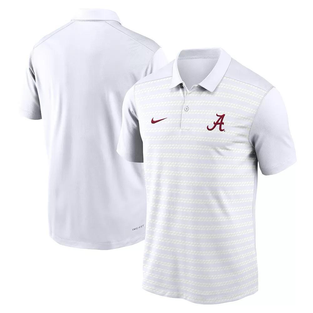 Men's Nike White Alabama Crimson Tide 2024 Early Season Coaches Sideline Performance Polo, Size: XXL Product Image