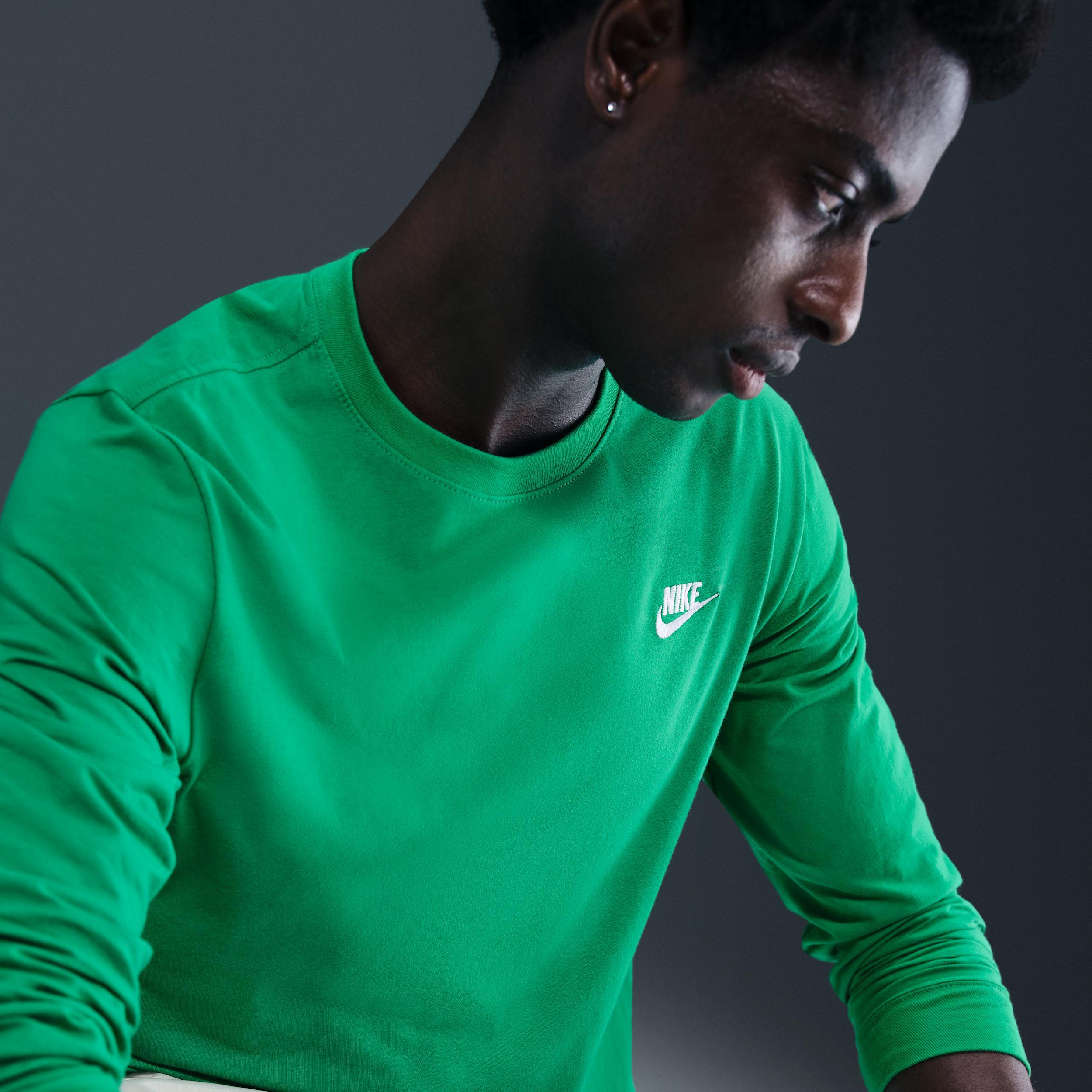 Men's Nike Sportswear Club Long-Sleeve T-Shirt Product Image