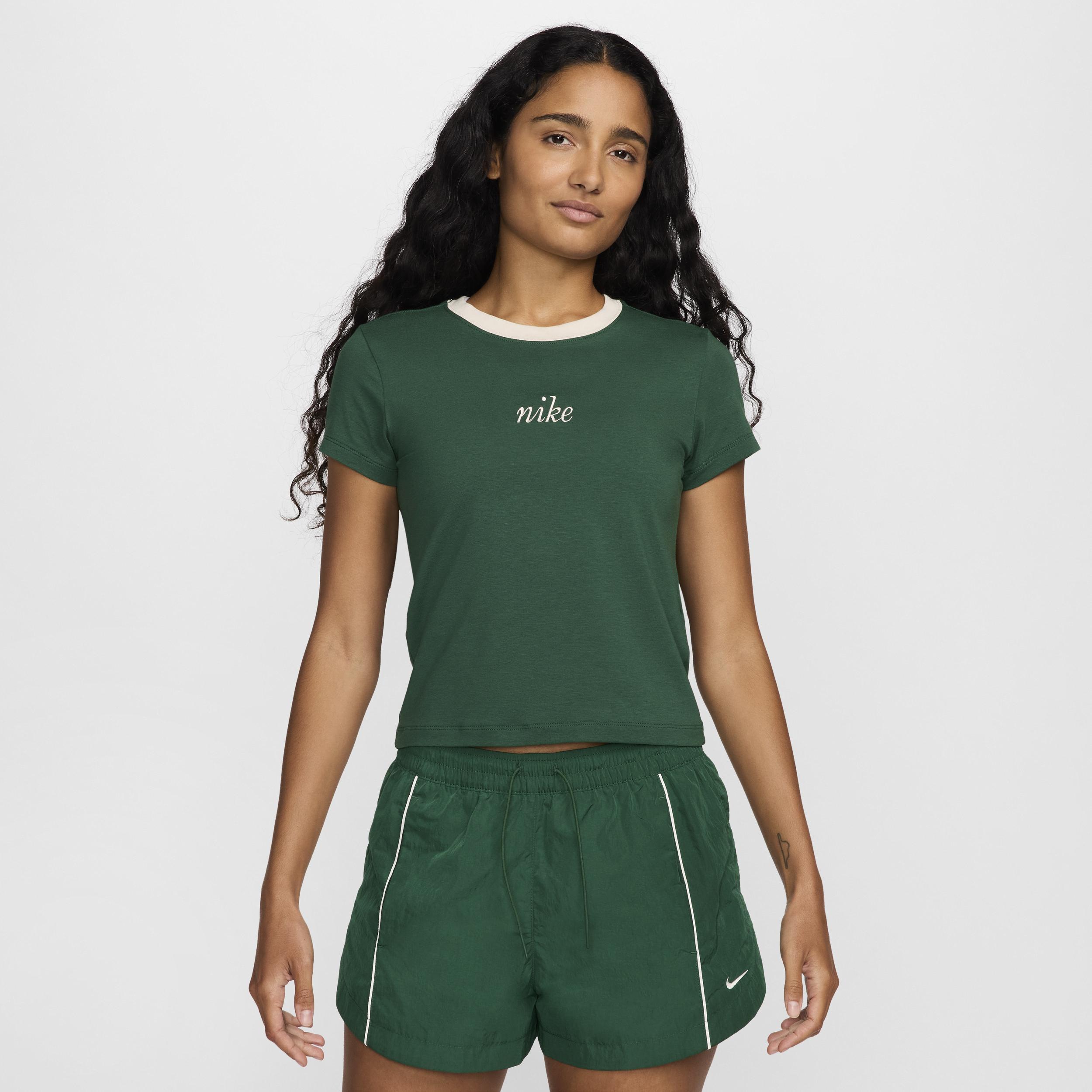 Nike Sportswear Chill Knit Women's Slim Cropped T-Shirt Product Image
