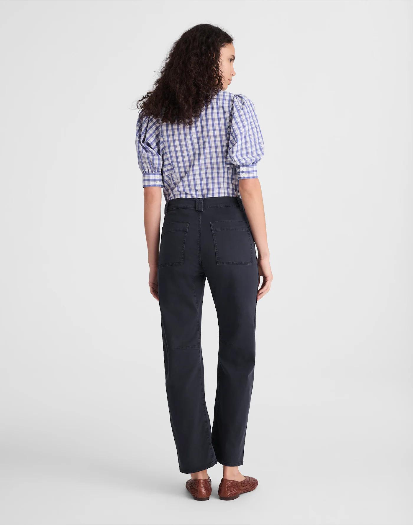 The Darted Barrel-Leg Utility Pant Product Image