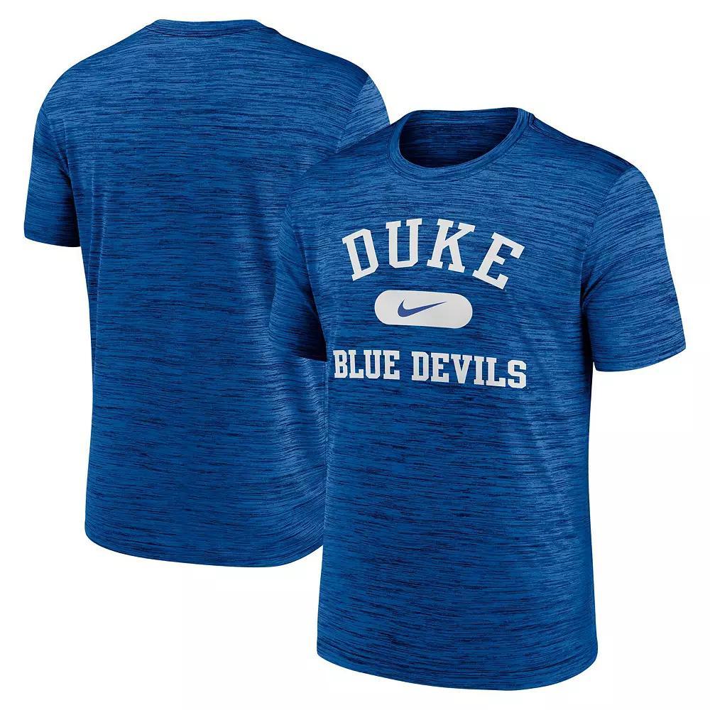 Men's Nike Royal Duke Blue Devils Velocity Mascot Performance T-Shirt, Size: Medium Product Image