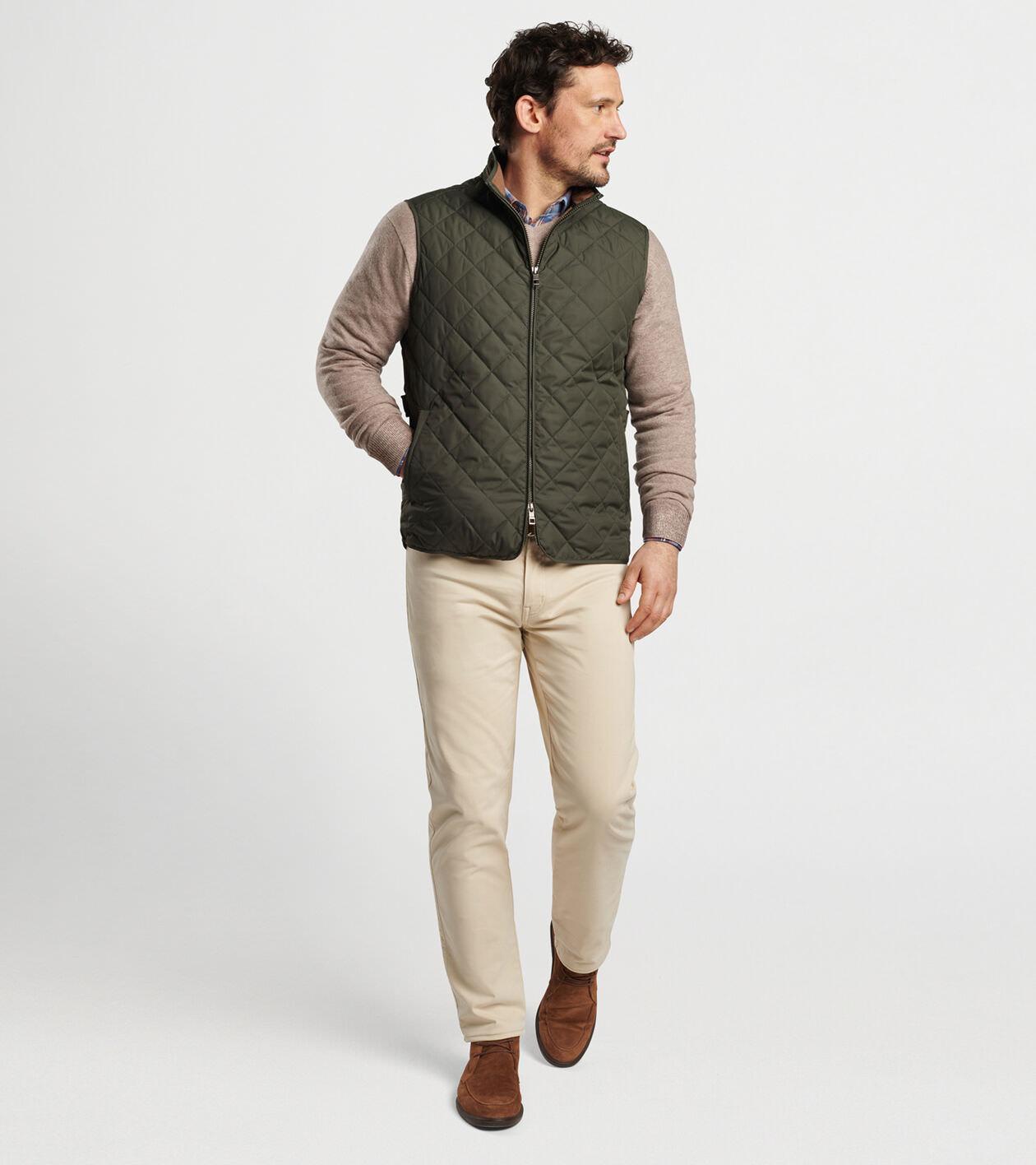 Peter Millar Mens Essex Vest | Color: Navy | Size: S Product Image