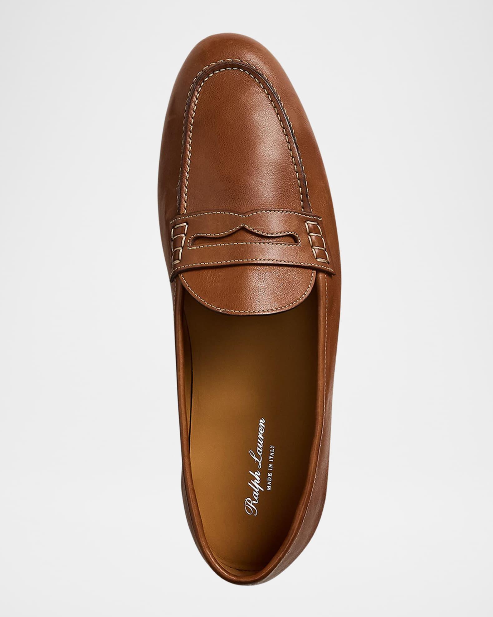 Mens Collins Leather Penny Loafers Product Image