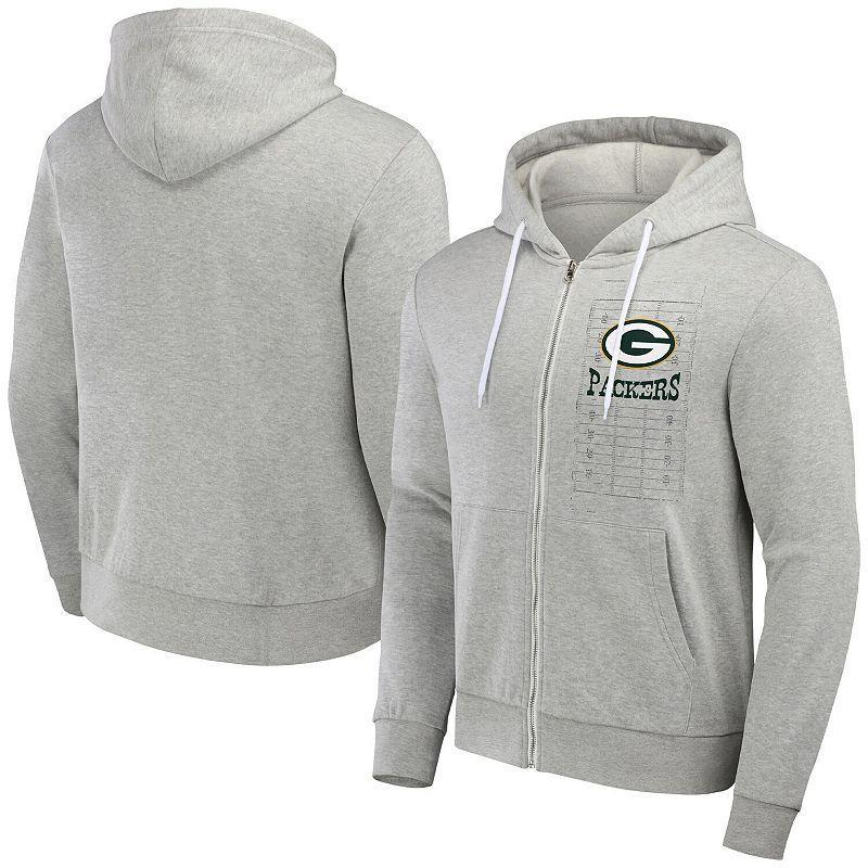 Men's NFL x Darius Rucker Collection by Fanatics Heather Gray Las Vegas Raiders Domestic Full-Zip Hoodie, Size: Large, Lvr Grey Product Image