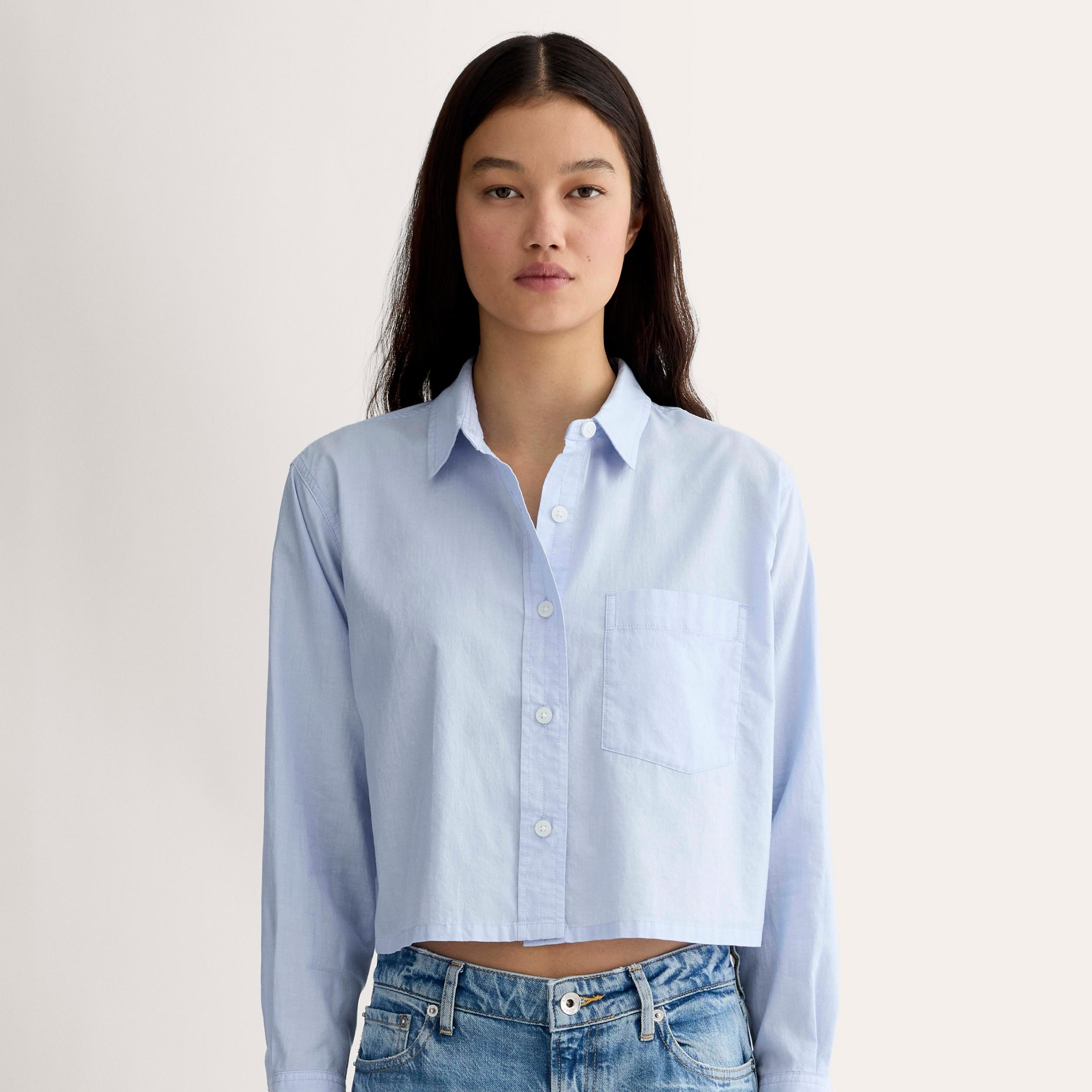 Womens Way-Short Shirt in Silky Cotton by Everlane Product Image