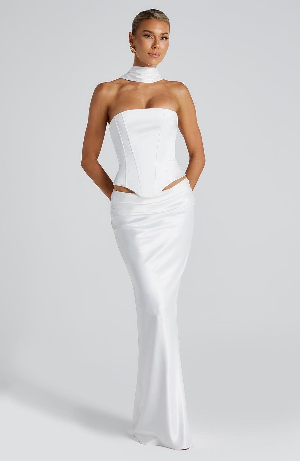 Bernadette Maxi Skirt - Ivory Product Image