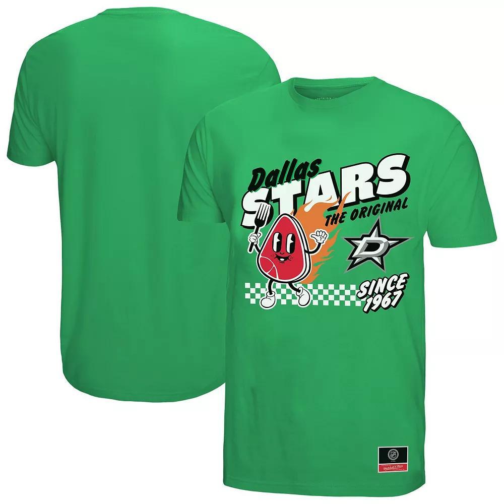 Men's Mitchell & Ness Kelly Green Dallas Stars Local Food T-Shirt, Size: Small, Str Green Product Image