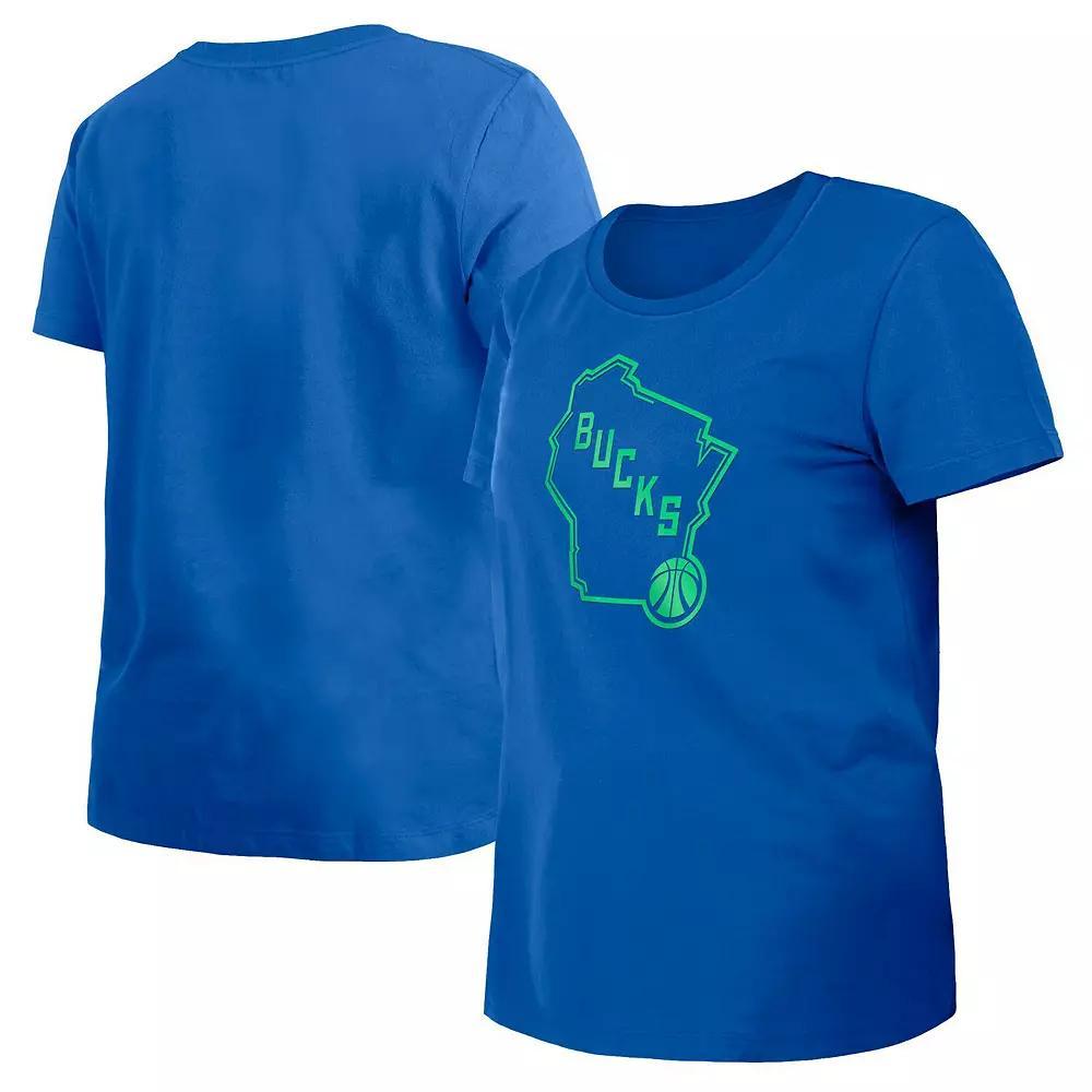 Womens New Era Red Denver Nuggets 2023/24 City Edition T-Shirt Product Image