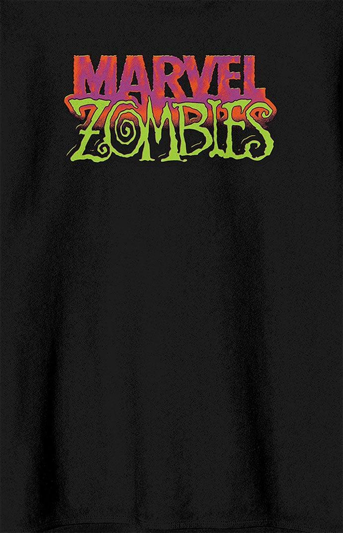 Men's Marvel Zombies Zombified Crew Neck Sweatshirt Product Image