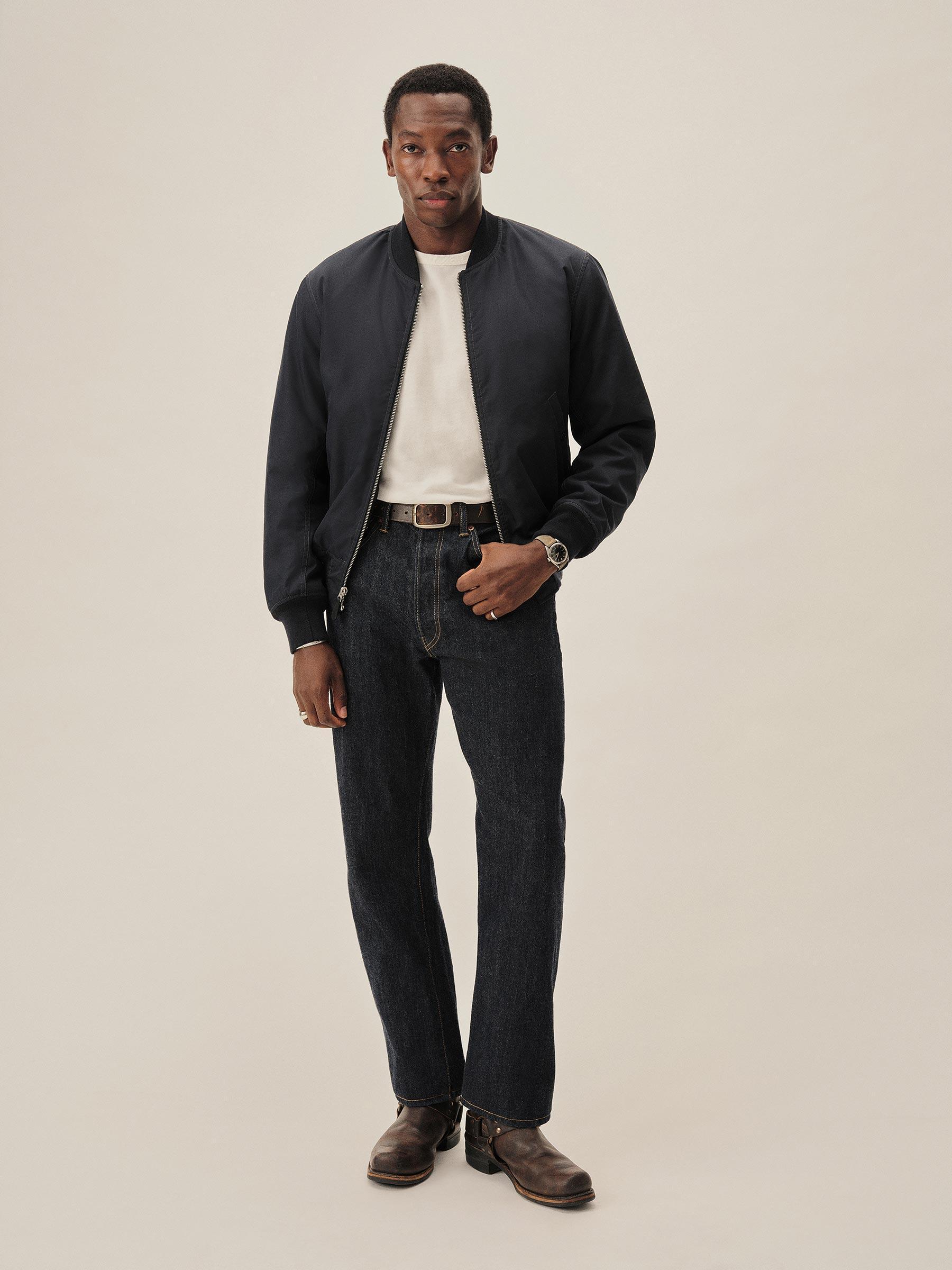 Air Force Navy Storm Stopper Bomber Jacket Product Image