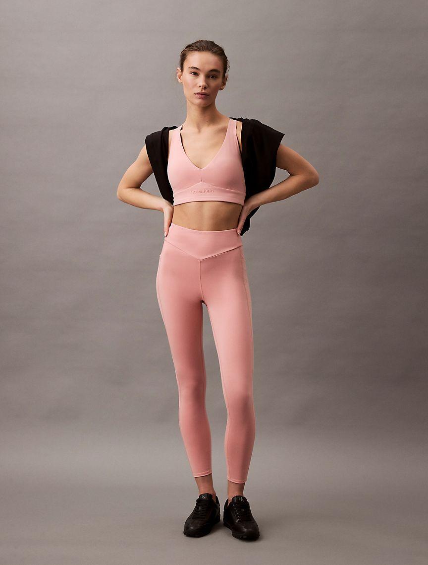 Calvin Klein Women's Soft Stretch Sport 7/8 Leggings - Grey - XL Product Image