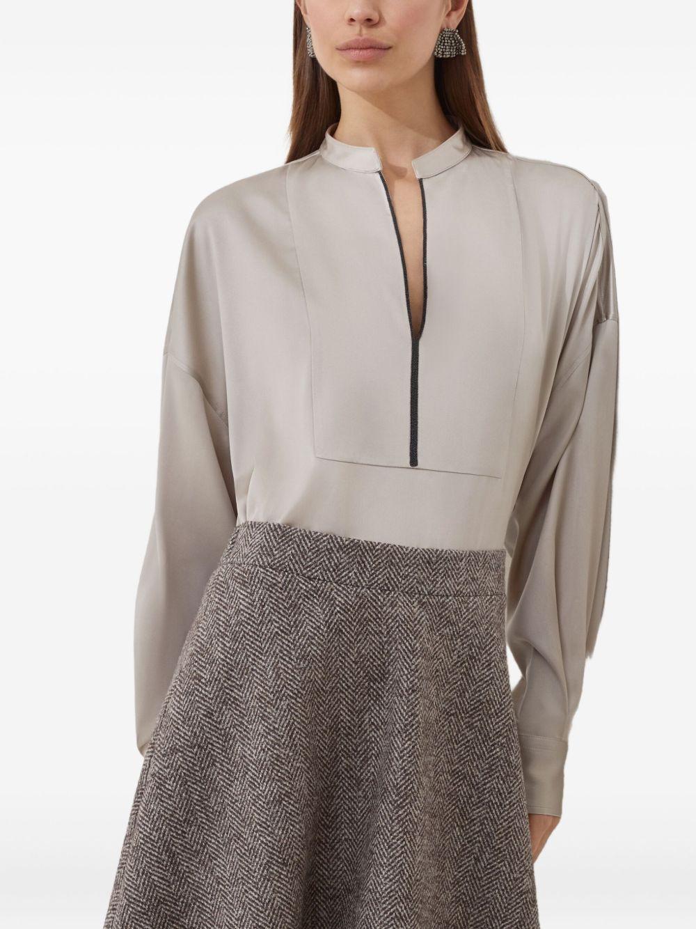 balloon-sleeve blouse Product Image