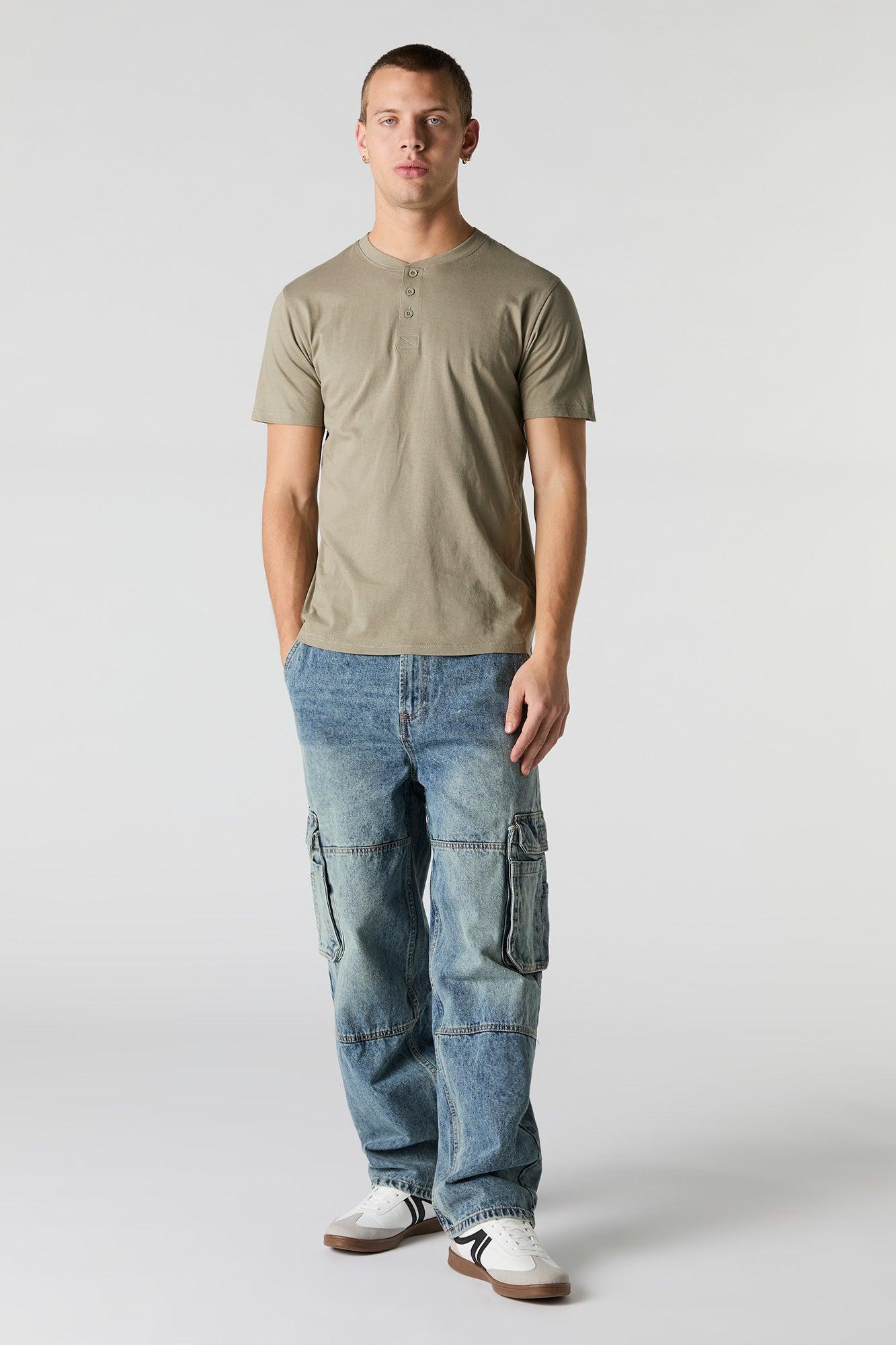 Everyday Henley Top Male Product Image