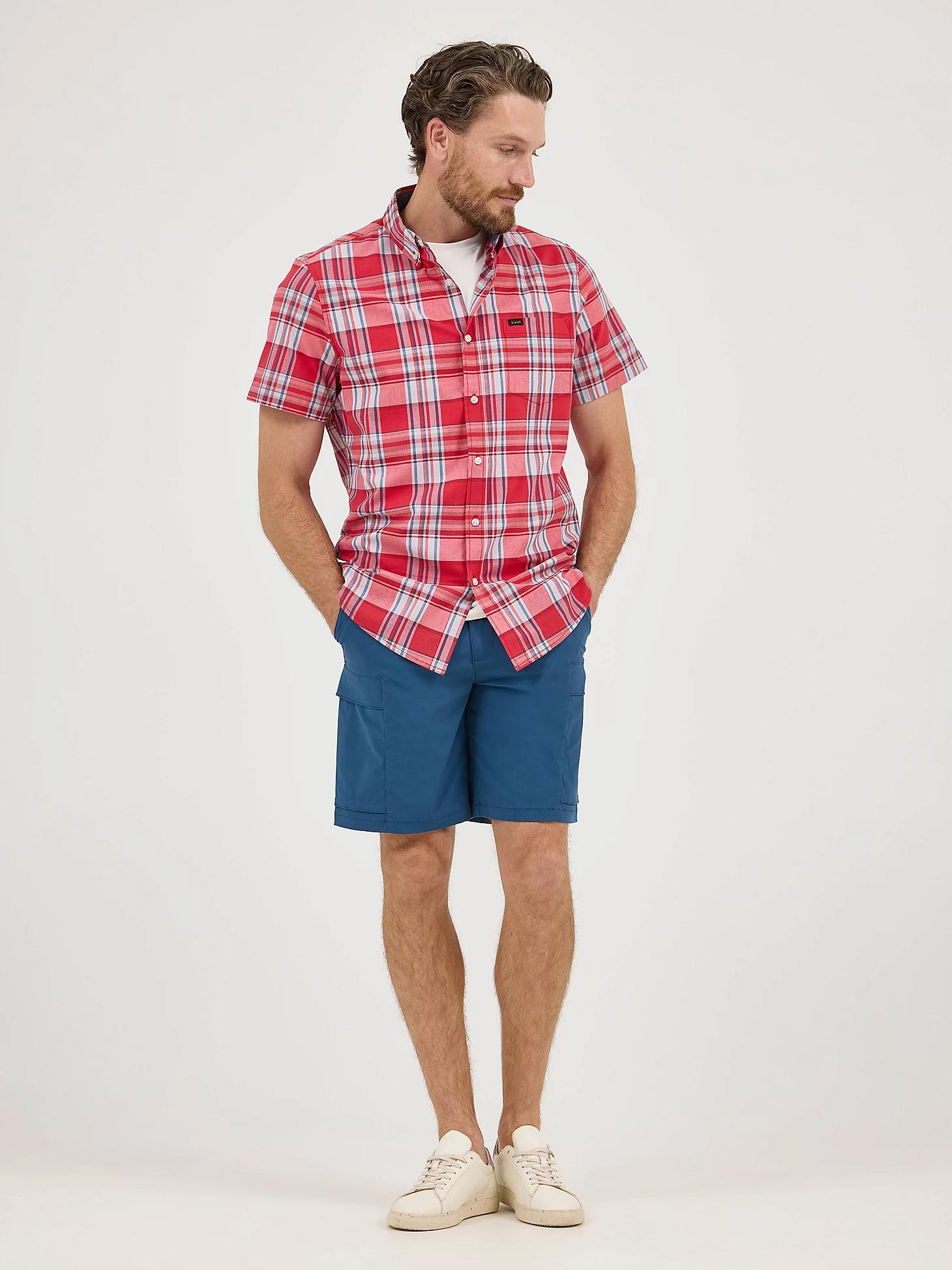 Men's One Pocket Plaid Button Down Shirt | Men's Tops & Tees | Lee® Product Image