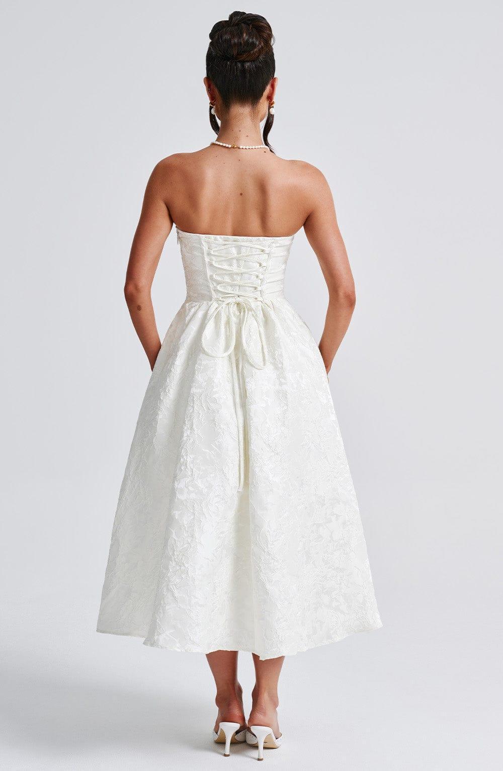 Saoirse Midi Dress - Ivory Product Image
