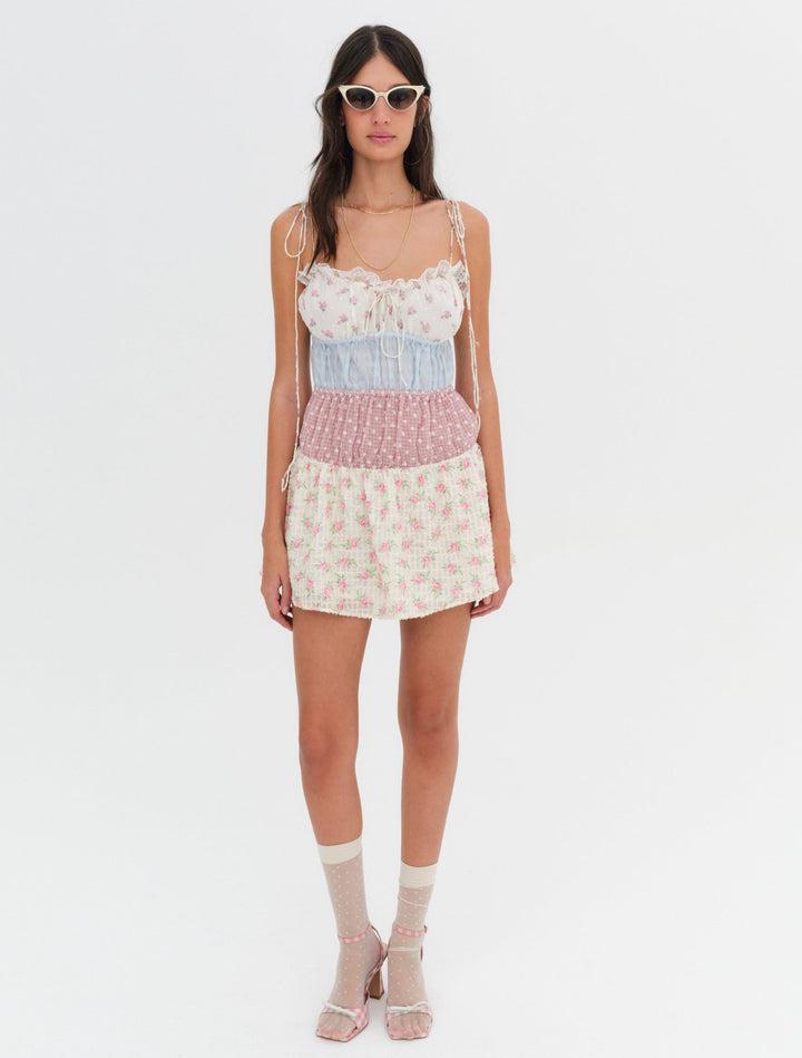 Elula Mini Dress — Multi Product Image