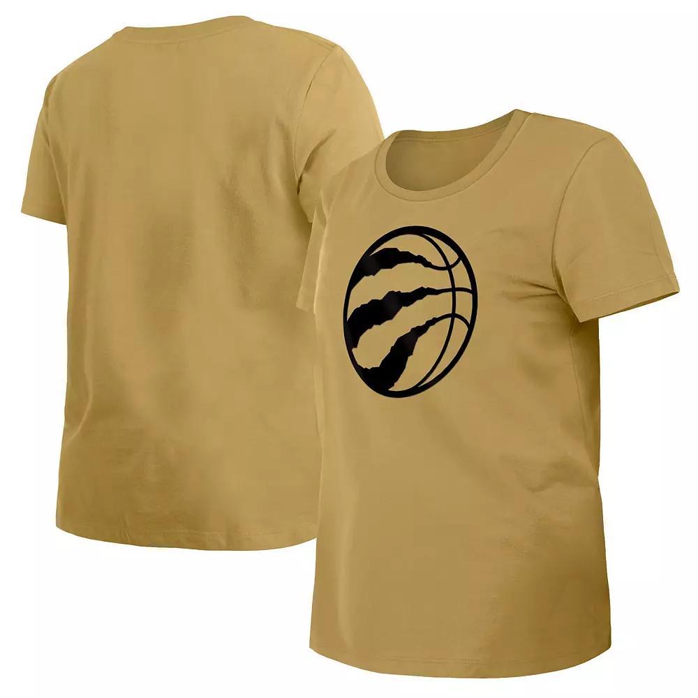 Women's New Era Tan Toronto Raptors 2023/24 City Edition T-Shirt, Size: XS, Rpt Team Product Image