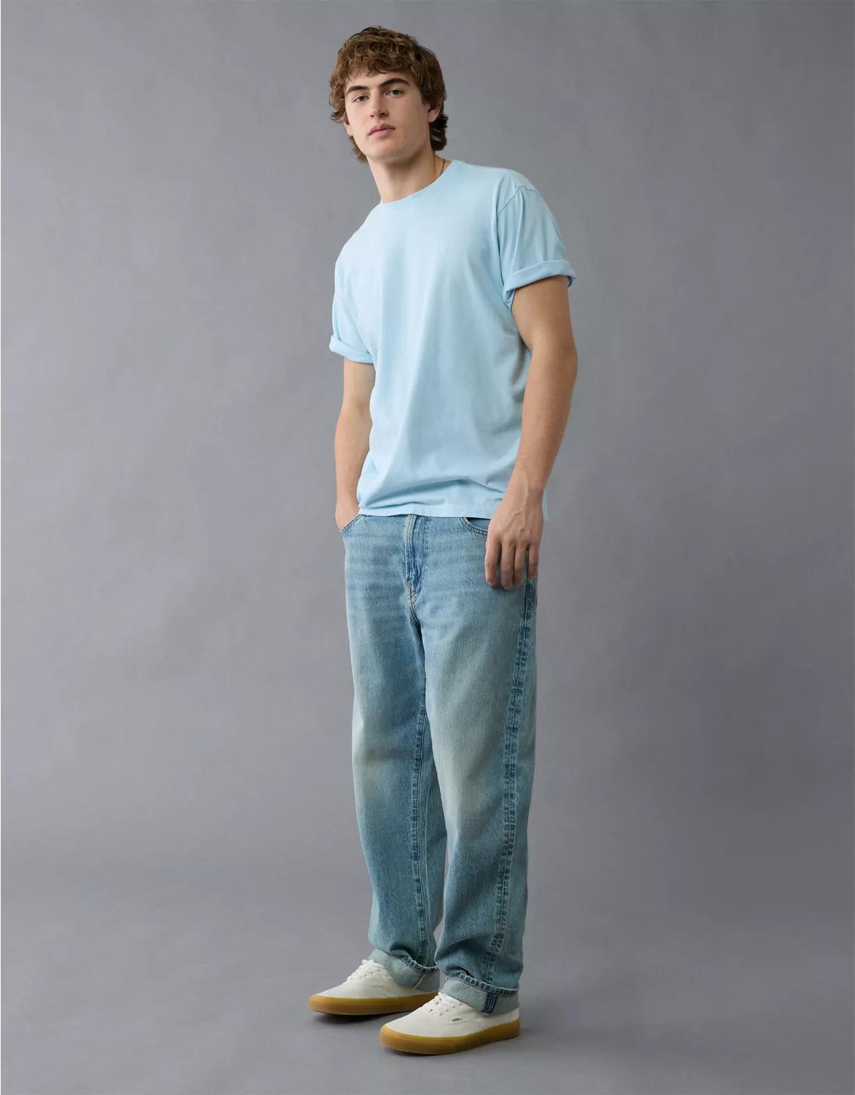 AE Logo Lived-In T-Shirt Product Image