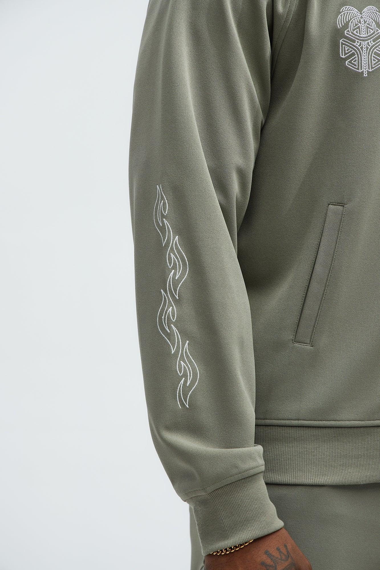 Bliss Track Jacket - Green Product Image