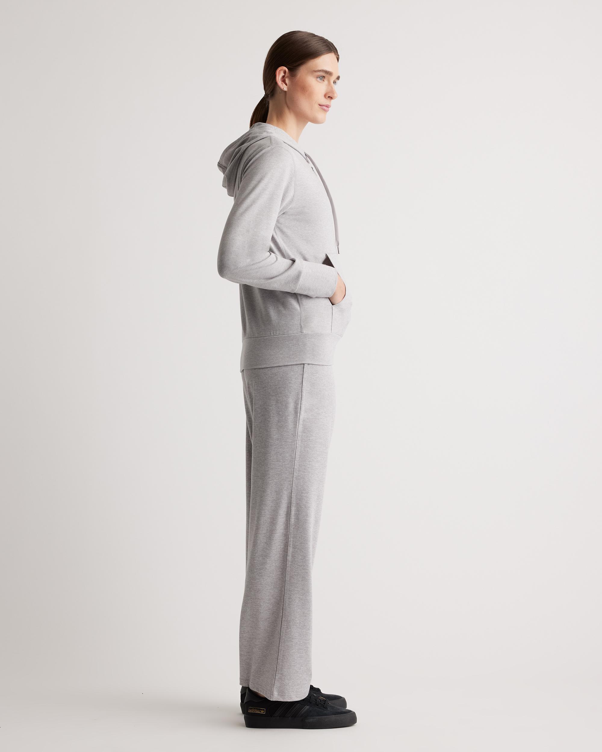 Quince | Women's Flowknit Full Zip Hoodie Recycled Polyester Product Image