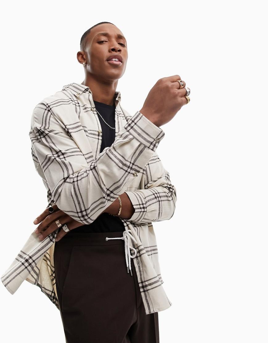 ASOS DESIGN 90s oversized check shirt Product Image