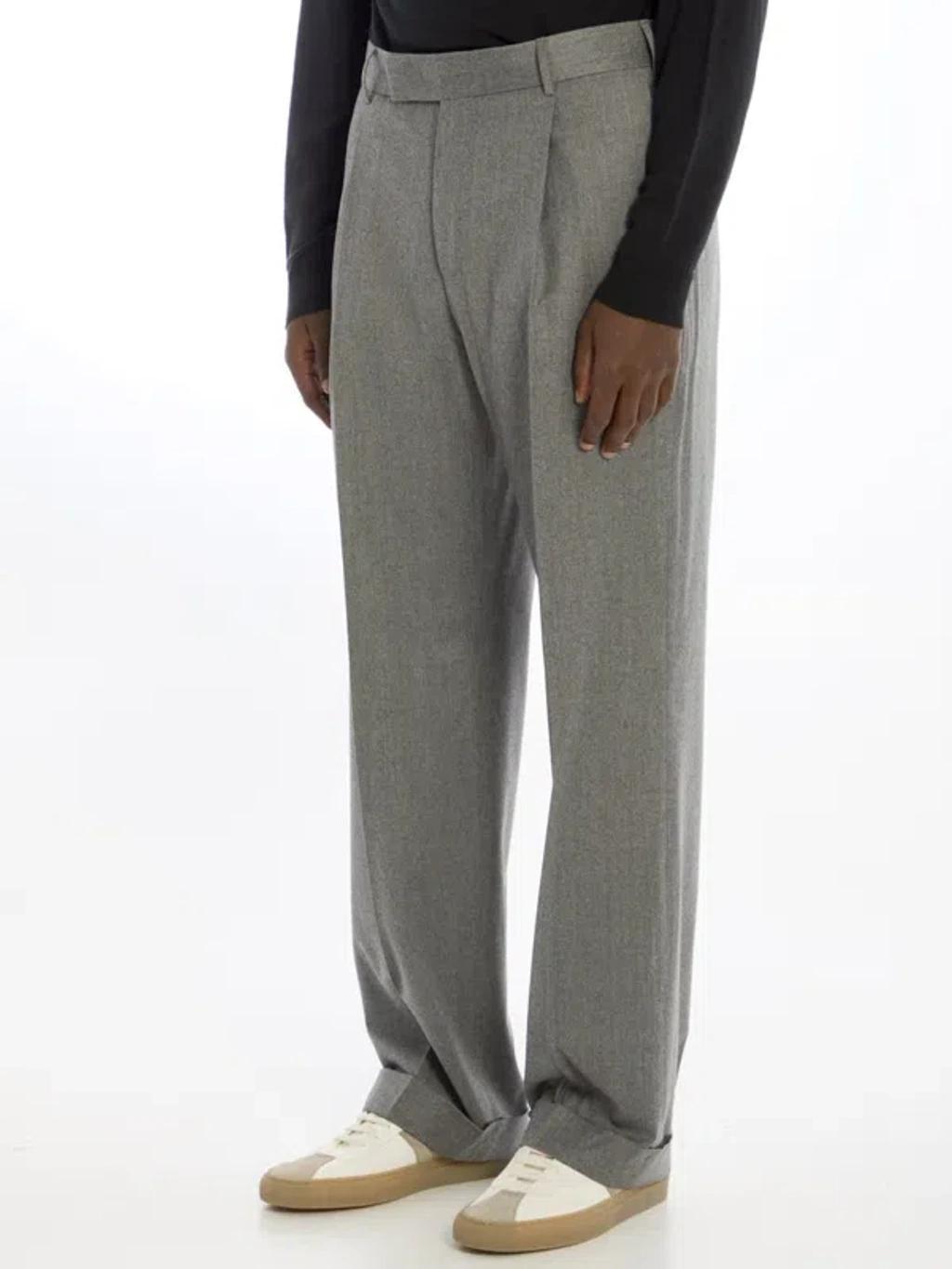 PT TORINO Edge Trousers In Grey Product Image