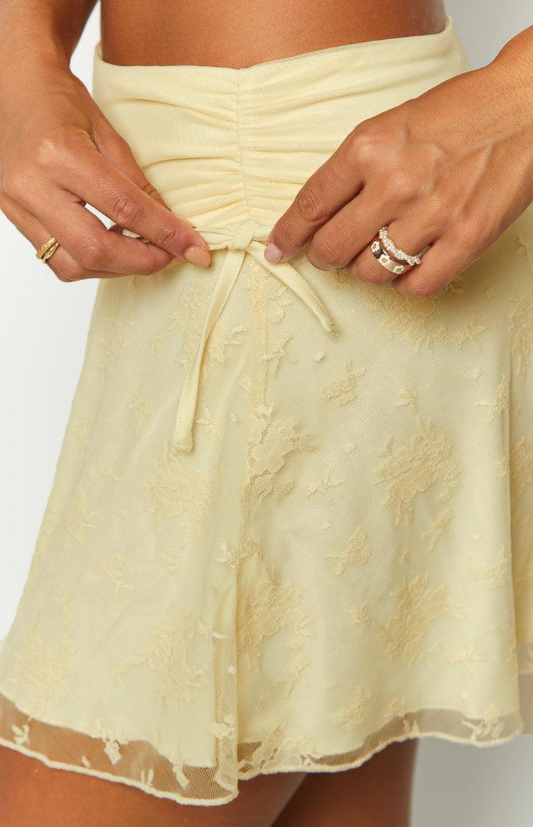 Genovia Orange Floral Mini Dress Product Image