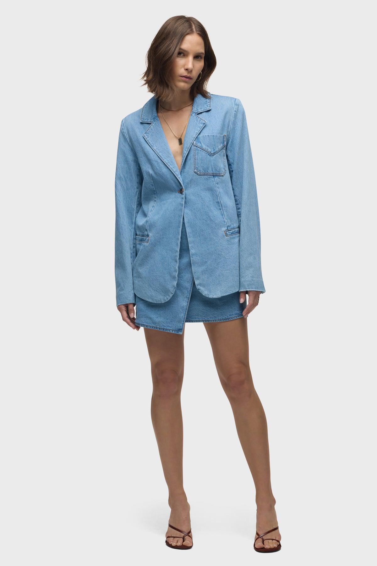 Stylized Boyfriend Blazer Female Product Image