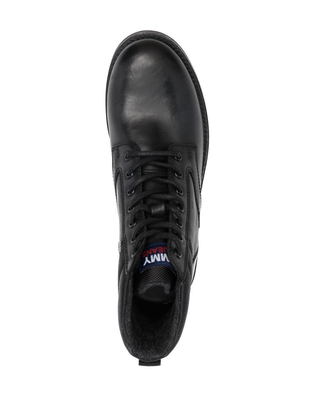padded-ankle lace-up boots Product Image
