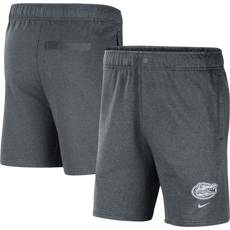Men's Nike Gray LSU Tigers Fleece Shorts, Size: Small, Grey Product Image