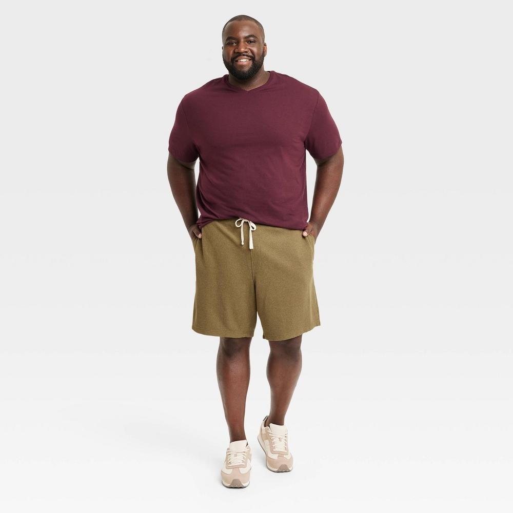 Mens Big & Tall Every Wear Short Sleeve V-Neck T-Shirt - Goodfellow & Co Pom Mystery 3XL Product Image