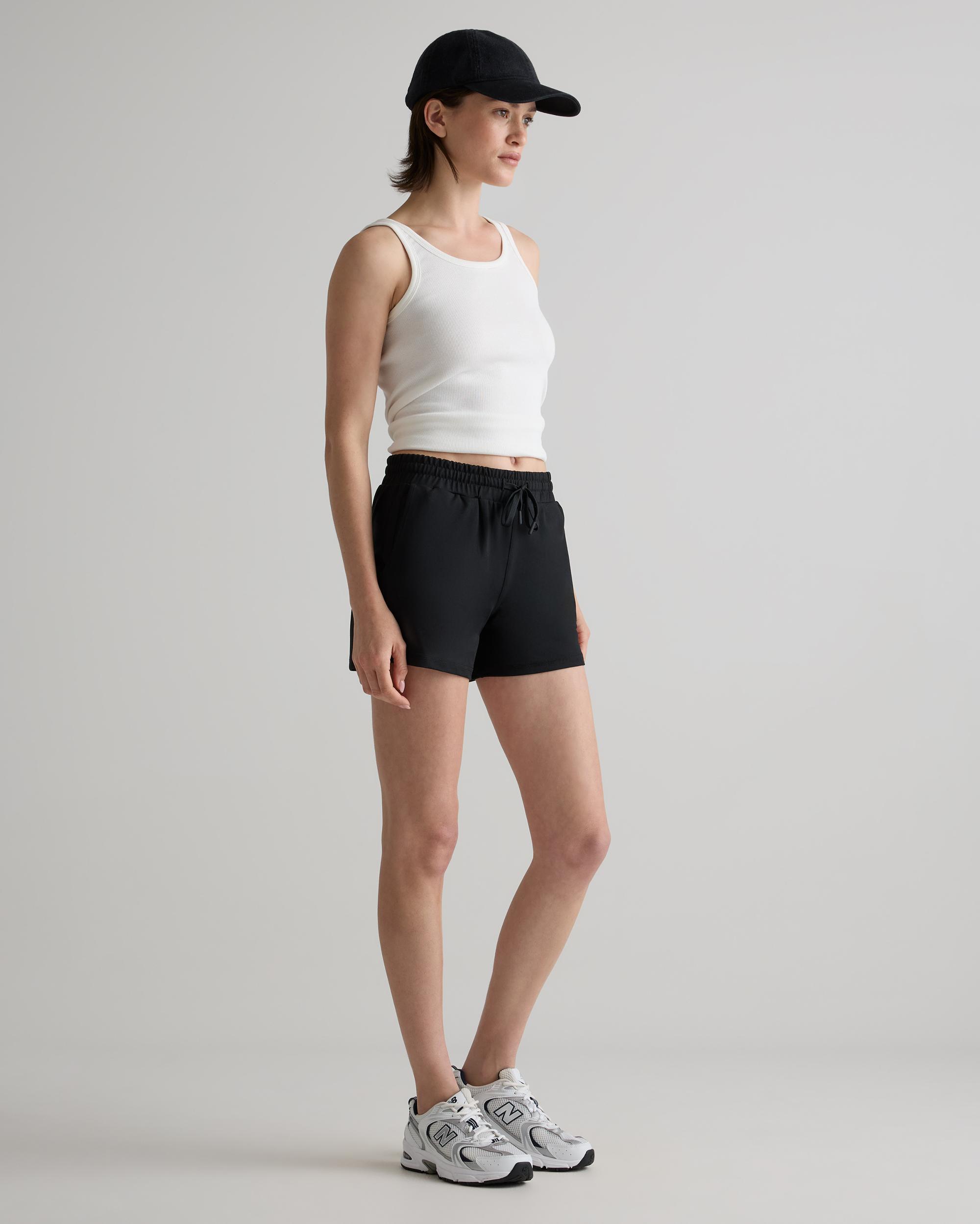 Quince | Women's Super Soft Performance Shorts Flowknit Activewear, Recycled Polyester Product Image