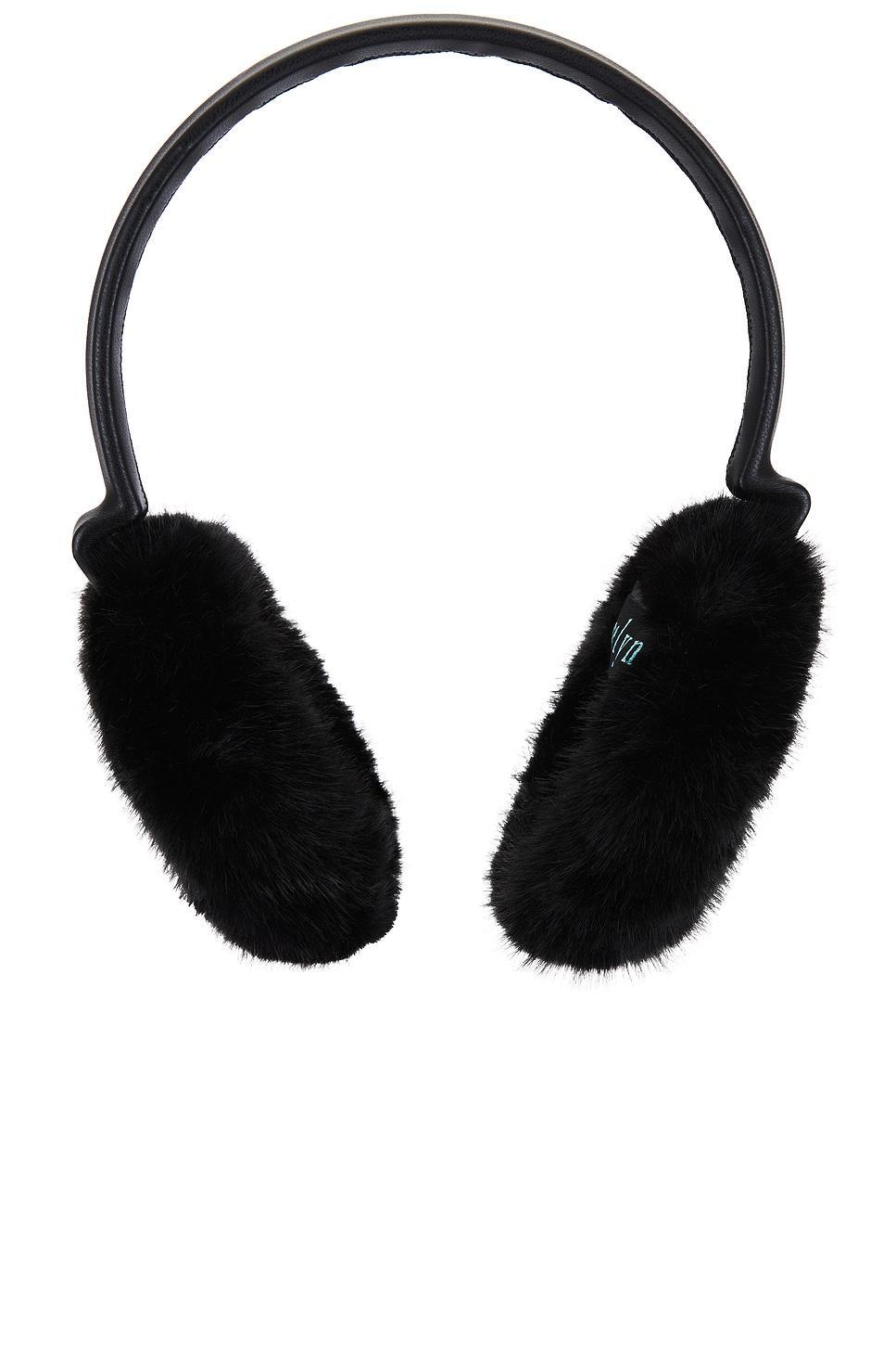 Faux Mink & Leather Earmuffs jocelyn Product Image