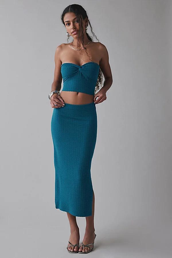 Urban Outfitters UO Oasis Knit Tube Top & Midi Skirt 2-Piece Set Womens at Urban Outfitters Product Image
