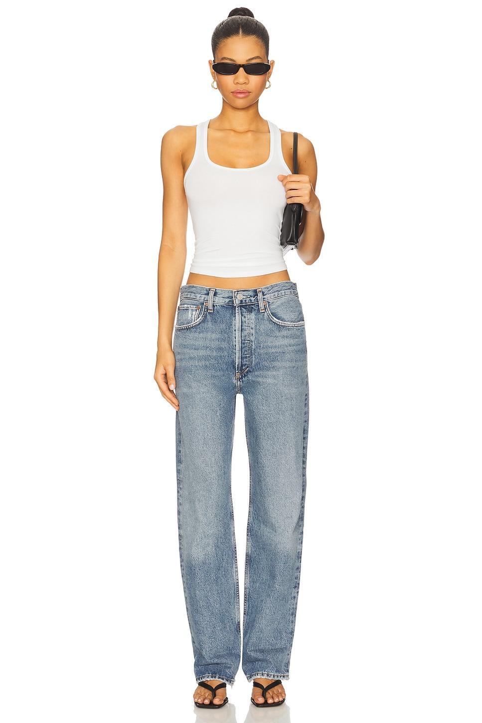 Fran Low Slung Easy Straight Jeans AGOLDE Product Image