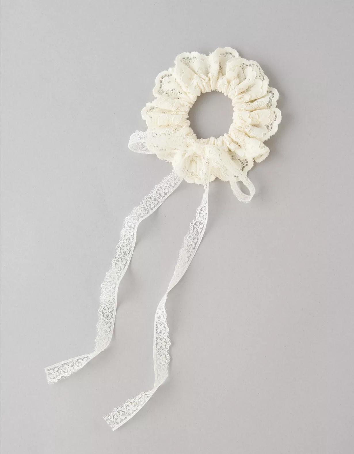 AE Lace Bow Scrunchie Product Image