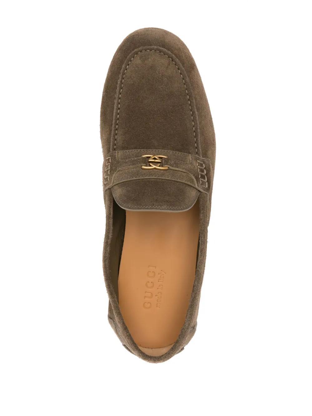 Interlocking G suede loafers Product Image