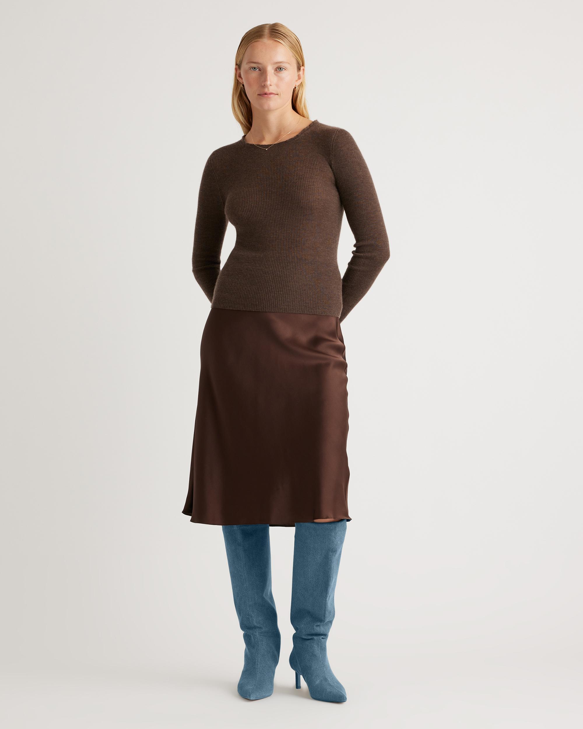 Quince | Women's Skirt Size XL, Silk Product Image