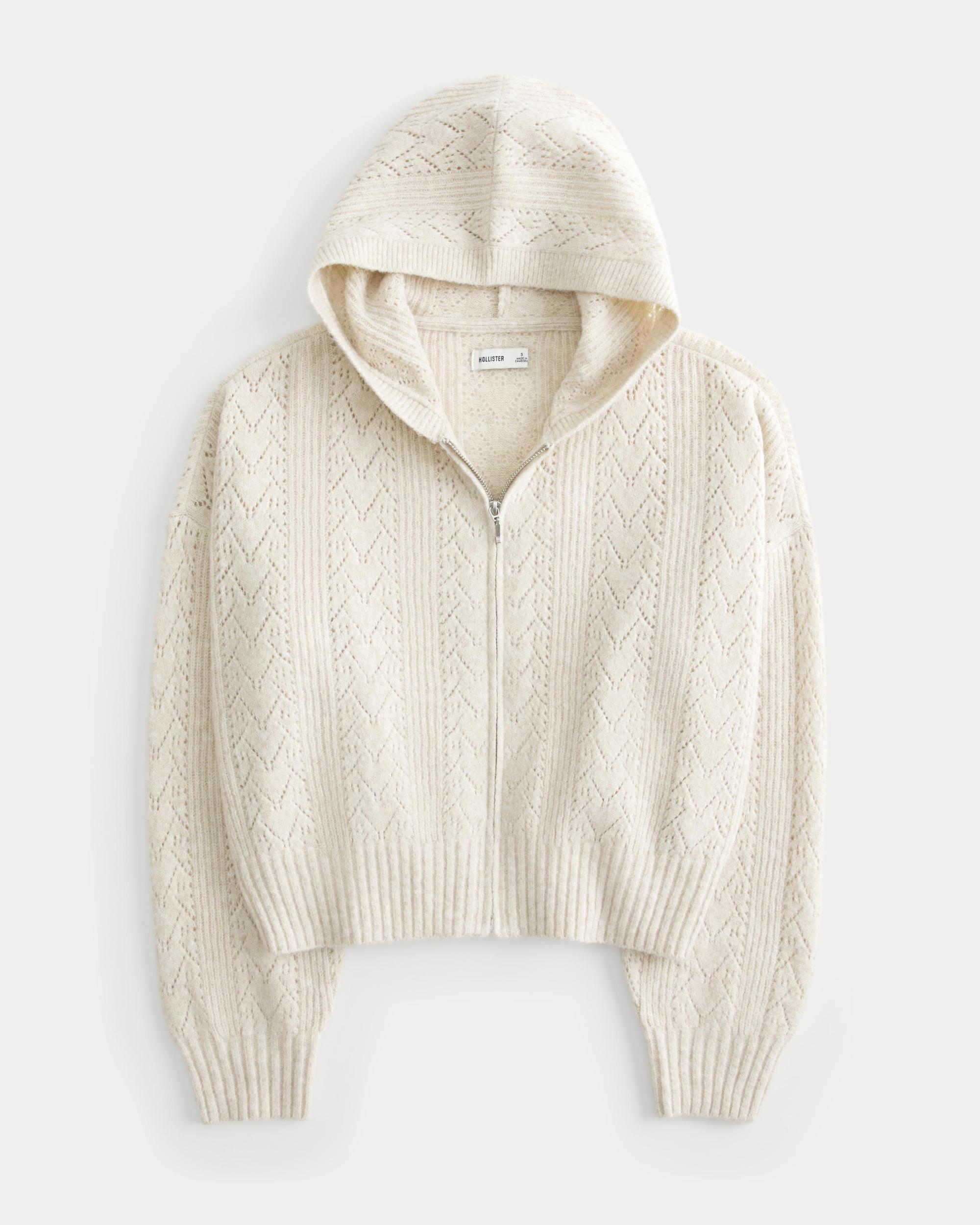 Hollister Comfy Cloud Easy Zip-Up Sweater Hoodie Product Image