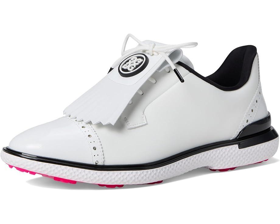 G.112 Perforated Saddle Stripe Golf Shoes Product Image