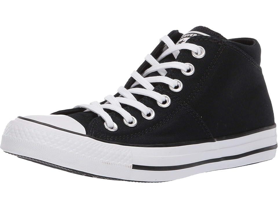 Women's Converse Chuck Taylor All Star Madison Mid Sneakers, Size: 10, Black White Product Image