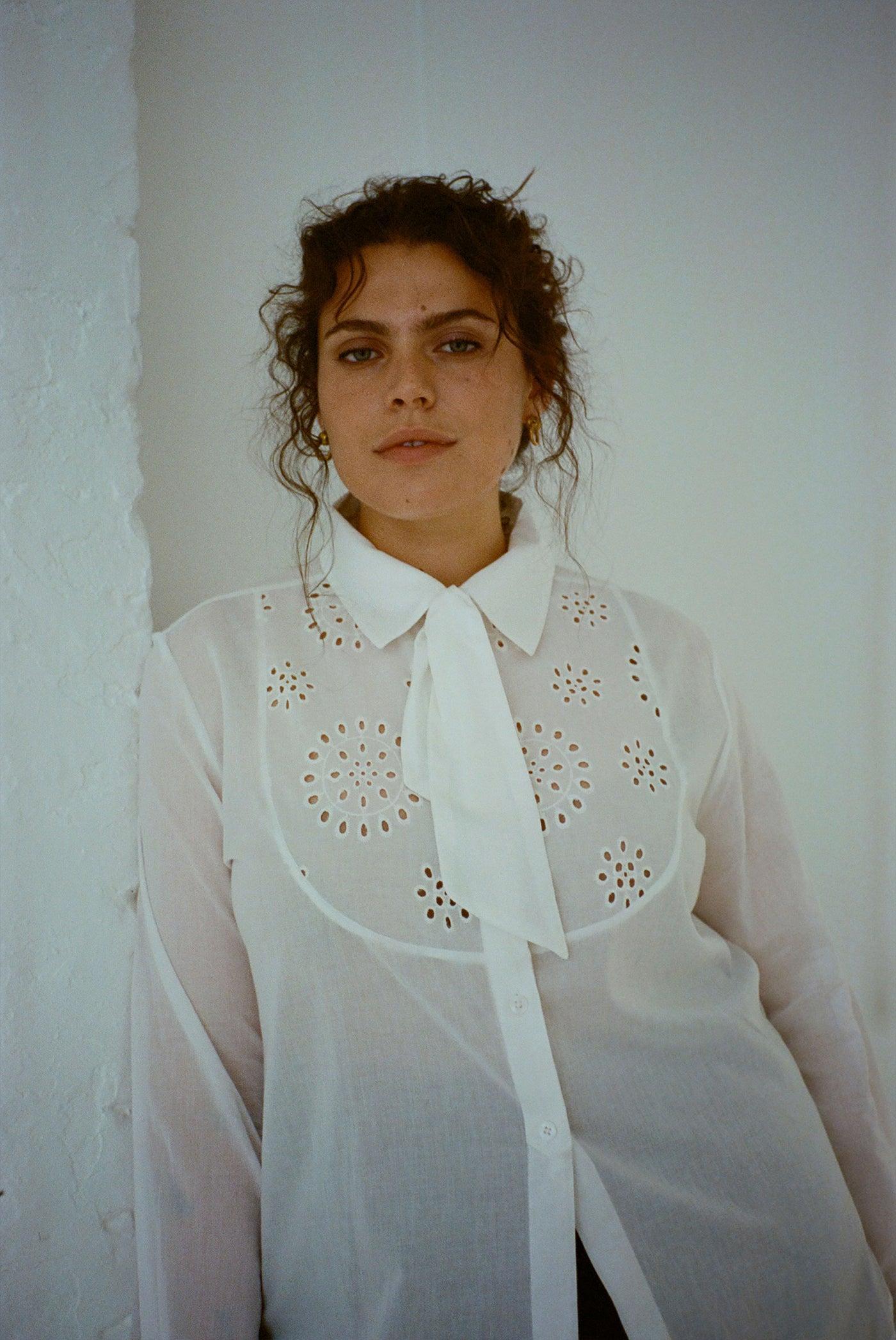 Jill Top - Salt Eyelet Product Image
