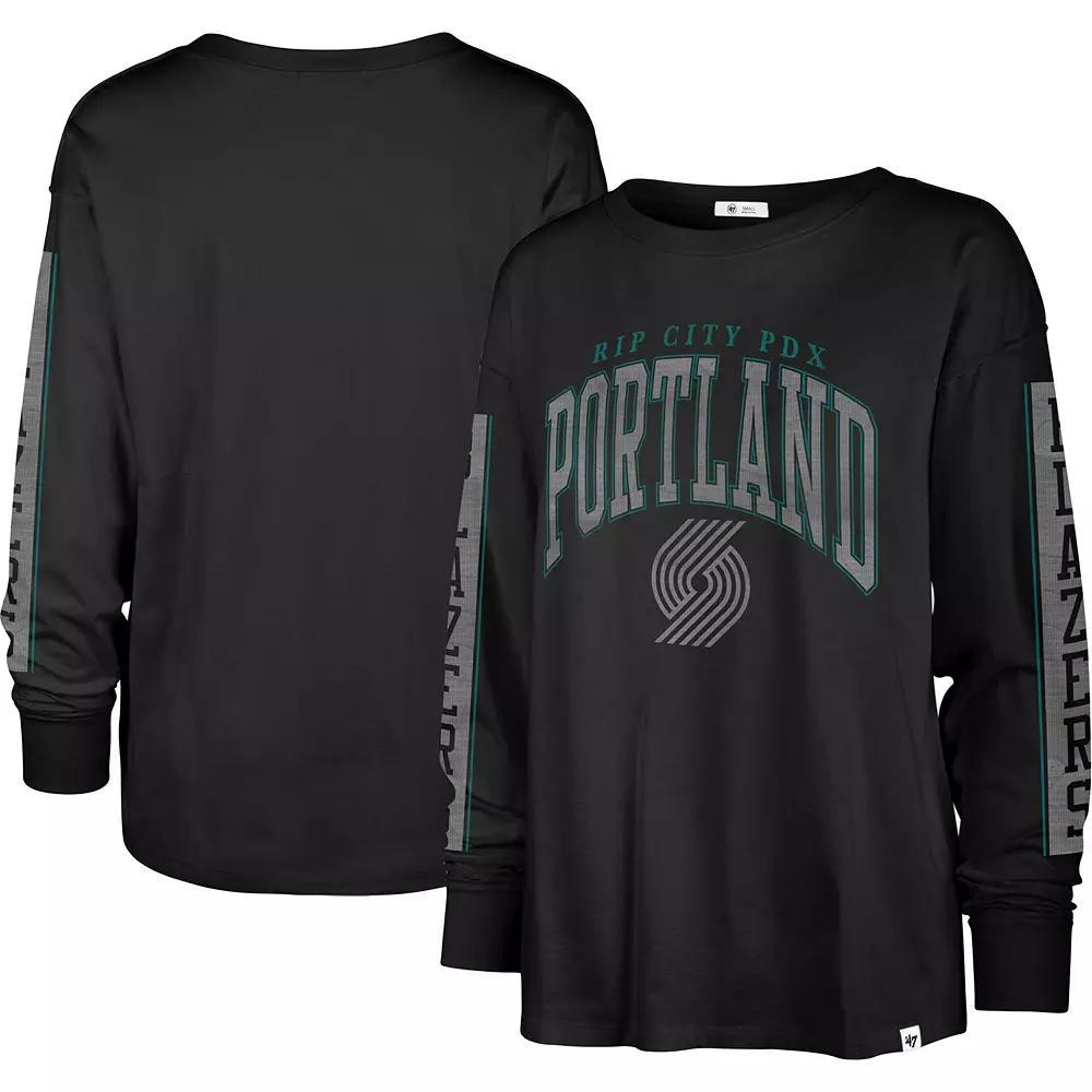 Womens 47 Portland Trail Blazers City Edition SOA Long Sleeve T-Shirt Product Image