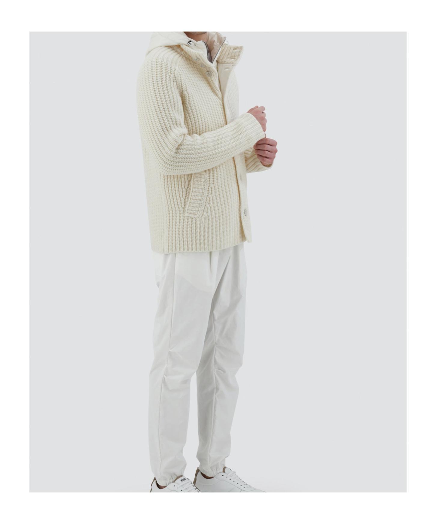 HERNO Sorano Button In White Product Image